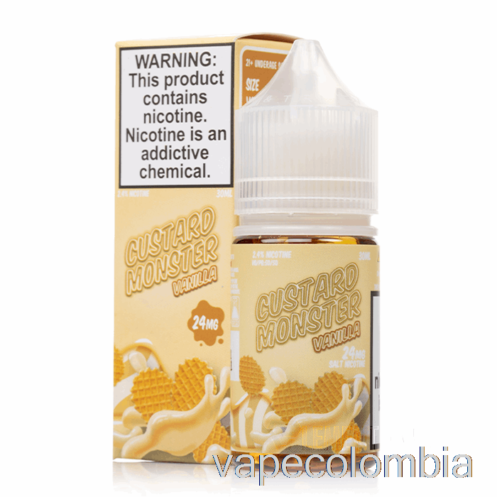 Vape Recargable Vainilla - Sales De Natillas Monstruosas - 30ml 48mg